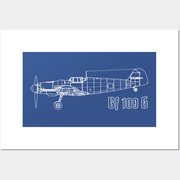 Messerschmitt bf109 g Wall Art by bumblethebee